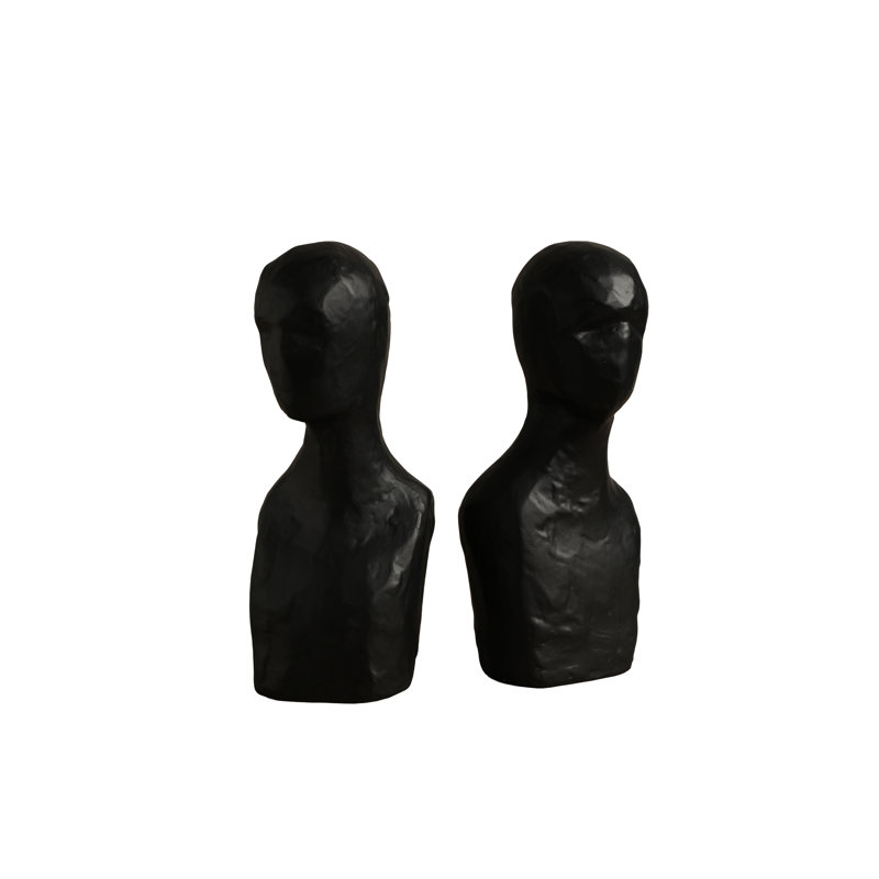 WISDOM BOOKEND (SET OF 2) - BLACK