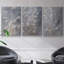 «Moonlit Dream I», ensemble de 3 reproductions sur toile-97708430-97708423