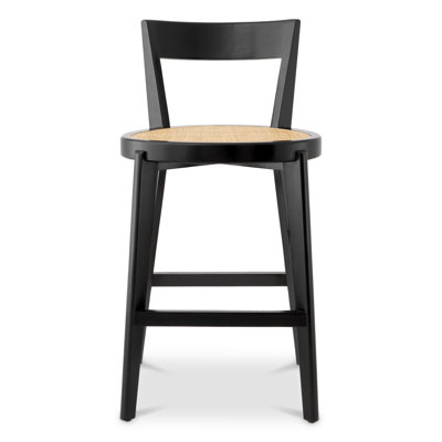 Counter Stool Alvear Classic Black Finish