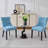Linen Upholstered Solid Wood Dining Chairs (Set Of 2)-1677507611-1677507606