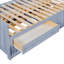 Lit plateforme simple en bois