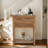 Console Table With 3 Drawers And Bottom Shelf-1065609752
