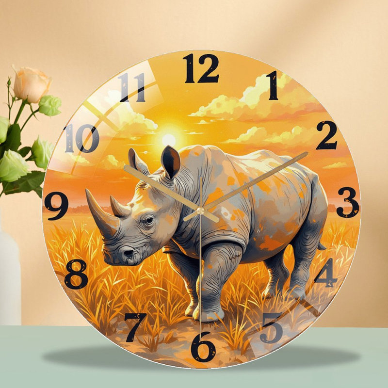 Horloge murale 12 po Rhino