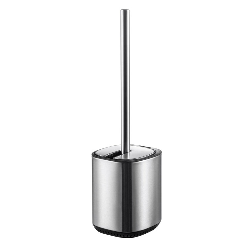 Lafollette Toilet Brush & Holder, Satin Chrome