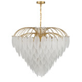 Boa 15-Light Chandelier in Warm Brass by Breegan Jane