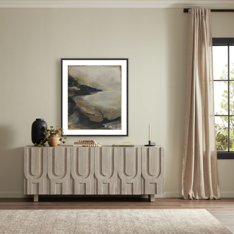 The Luxury Of Time Painting by Melanie Biehle, Black Maple Paper Single Picture Framed, 40" H x 34.5" W