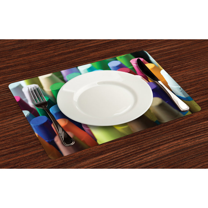Polyester Abstract Rectangle Placemat