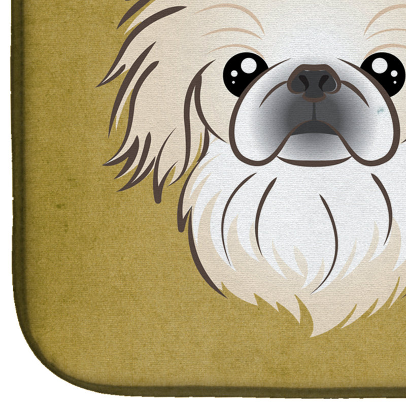 Tapis de séchage pour chien en vie pékinois