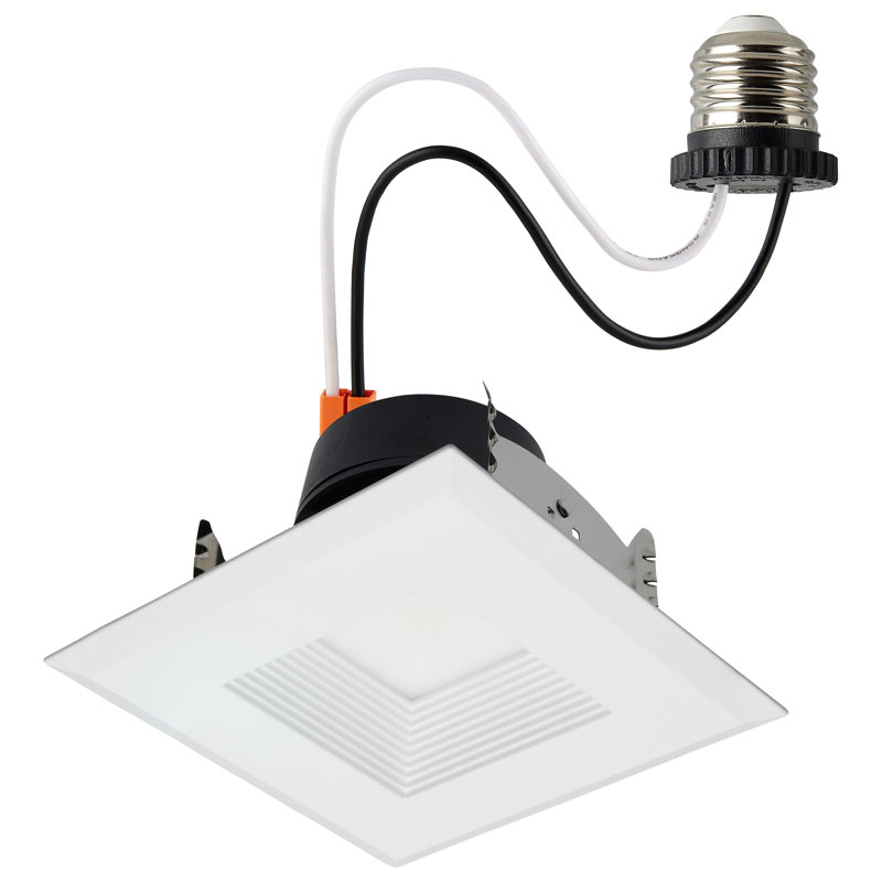 4" Square LED Retrofit Recessed Lighting Kit