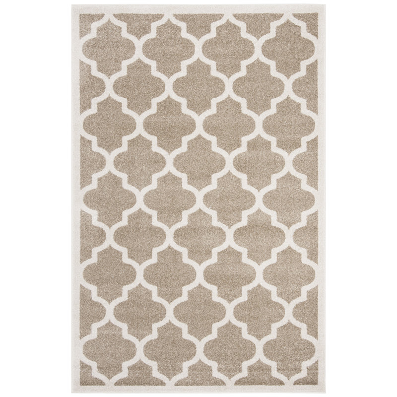 Tapis géométrique Daneya Performance, Rectangle 2 pi 6 po x 4 pi