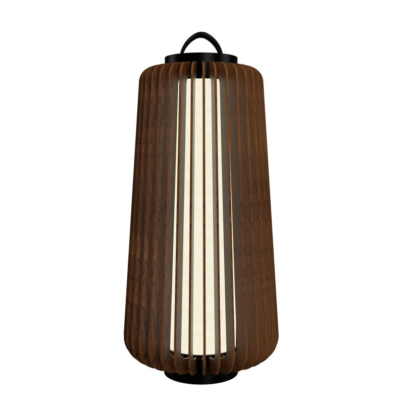 Stecche Di Legno Desk Table Lamp, American Walnut, 30.81" H x 14.04" W x 14.04" D