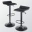 Tabouret pivotant en bois massif à hauteur réglable noir H 32,96 po x l 14,57 po x P 15,12 po Moorehead
