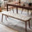 Versatile Wood Bench with Leather Cushion for Various Rooms-1310292754-1310292757