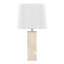 Lampe de table carrée en céramique 26 po Clarissa-1666111103