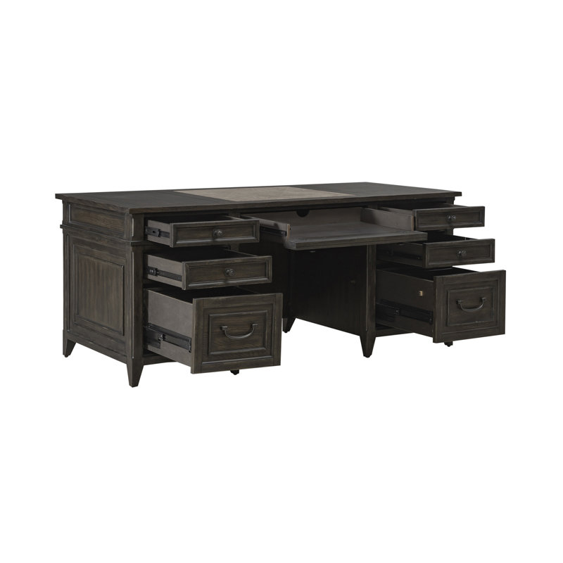  Trelawny Executive Desk - Saddle Brown