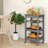 33.5'' H x 18.5'' W Utility Cart with Wheels