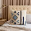 Housse de coussin géométrique 1 pièce
