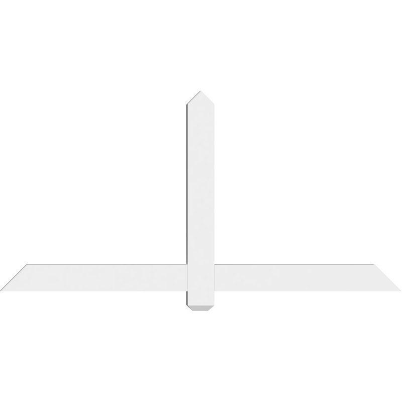 Support à pignon en uréthane Eugene, L 60 po x H 30 po, P 2 po x F 4 po