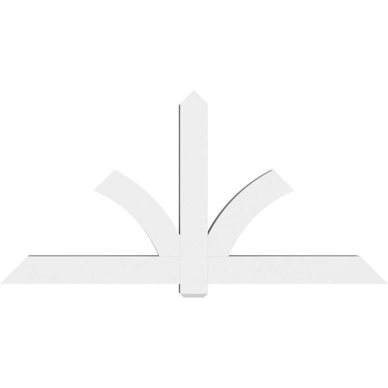 Support pour pignon en PVC Redmond, H 42 po x l 84 po (pas: 12/12), P 6 po x F 6 po