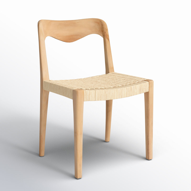 Dannon 17.71'' H Teak Side Chair