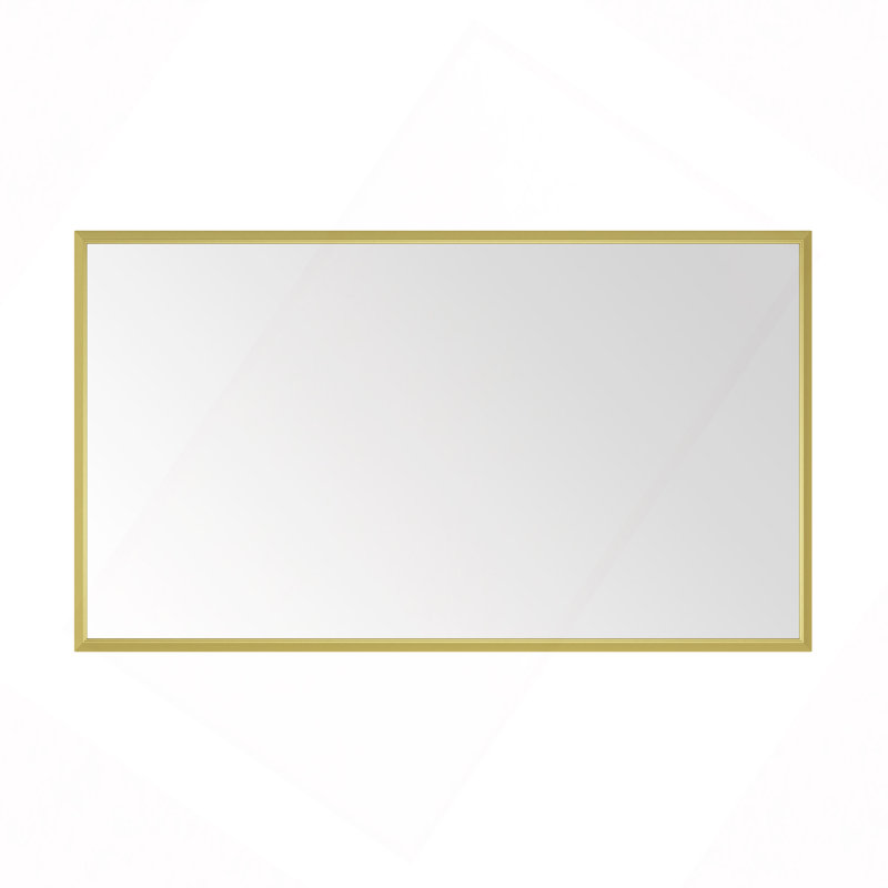 Miroir de salle de bain mural 84 po x 48 po avec cadre en aluminium et miroir mural rectangulaire
