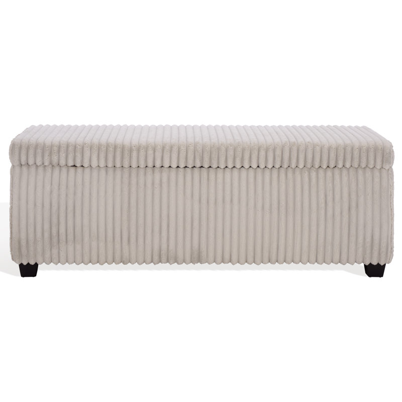 Banc de rangement Lynzie, Gris