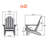 Rialto Plastic Adirondack Chair-1882307385