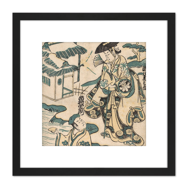 Scene From a Drama Musume Dojoji Japanese 1 Piece Single Picture Frame Wall Art