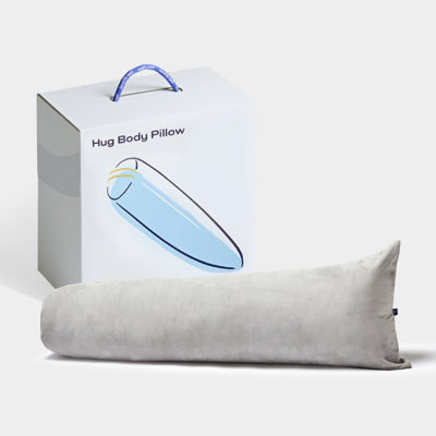 Oreiller rafraîchissant pour le corps Vesta - Conception ergonomique moelleuse et lavable pour le soutien des épaules, du dos et des jambes, parfaite pour les lombaires, les traversins, la maternité ou la grossesse (blanc, paquet de 1)
