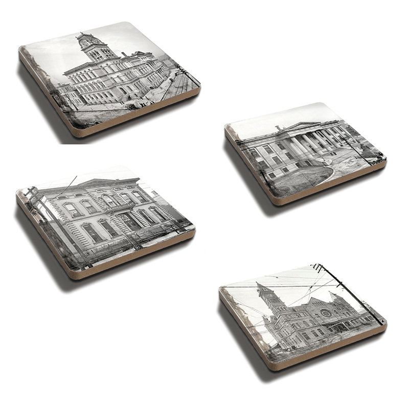 Sous-verre historique en pierre de Louisville