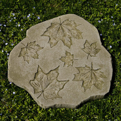 Sugar Maple Stepper Weather Resistant Plants & Flowers Stepping Stone