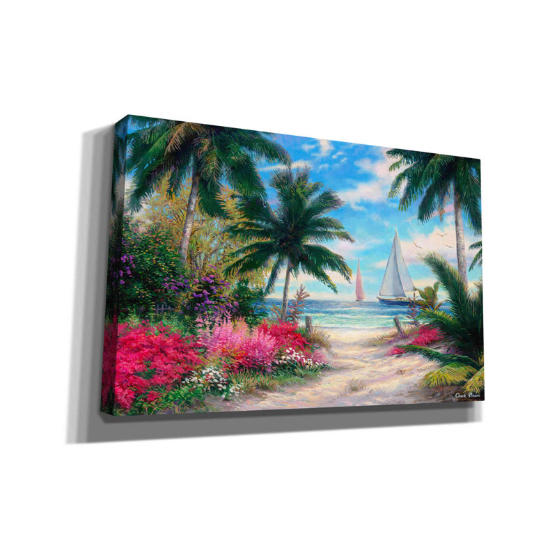 «Sea Breeze Trail», reproduction d'art sur toile tendue, H 26 po x l 34 po x P 1,25 po