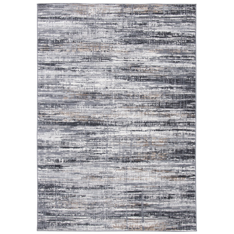 Cathlin 100 Performance Abstract Rug, Square 6'7"