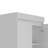 24" Single Bathroom Vanity with Ceramic Top and two Buffer Cabinet Doors