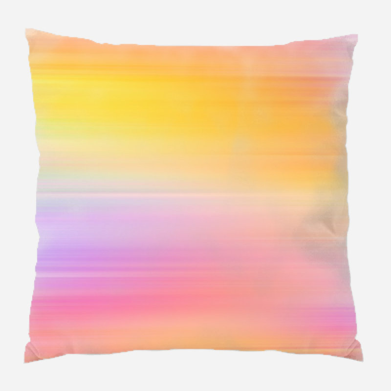 Coussin abstrait Eawood, Microsuède, Intérieur