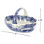 Spode Blue Italian Handled Basket 6"