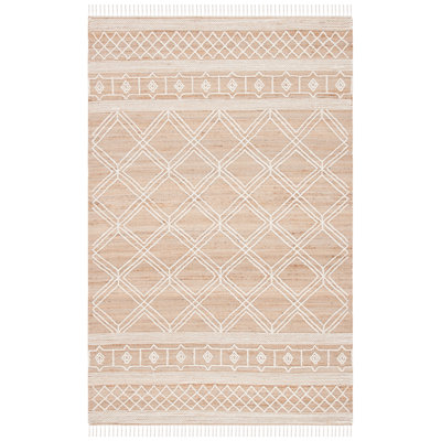 Tapis en jute / laine Kilim