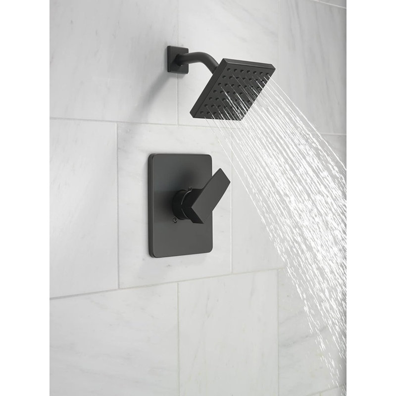 Garniture de douche Modern Moniteur 14 Series, Noir mat