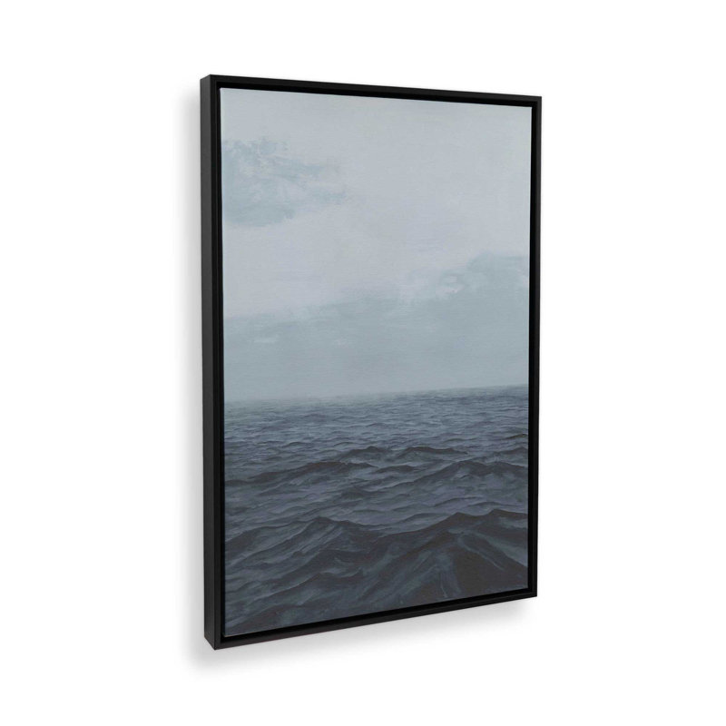 «Vast Ocean I» par Michael Willett, reproduction d'art, H 16 po x l 12 po, «Floater», reproduction encadrée sans passe-par