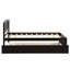 Base de lit simple avec lit gigogne en bois-1106585850