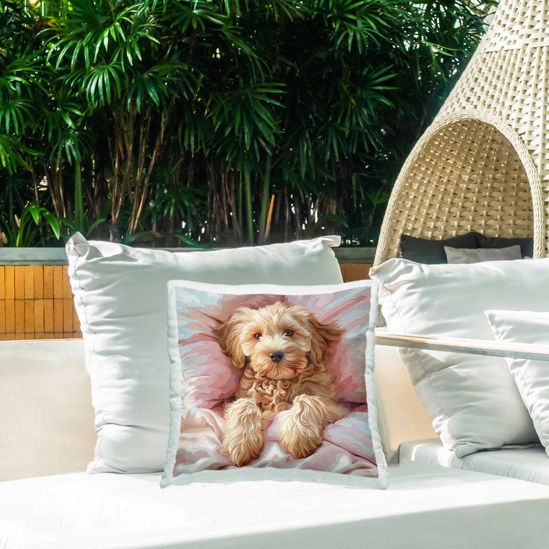 Coussin d'extérieur imprimé Stupell Industries