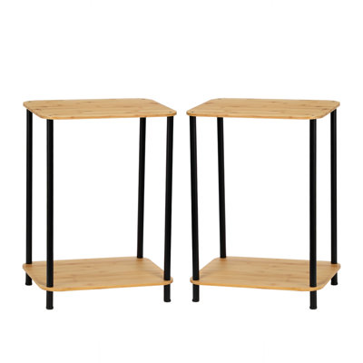Rounded Square Table-Original Bamboo