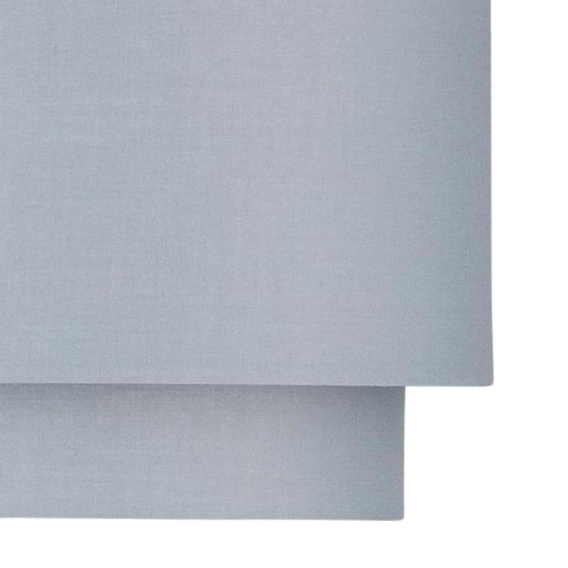 18cm H Cotton Drum Pendant Shade ( Uno ), Dark Grey