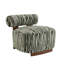 Fauteuil d'appoint sans accoudoirs pour le salon