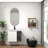 Glossy White Modern Bathroom Vanities With Ceramic Sink, Space-saving Design