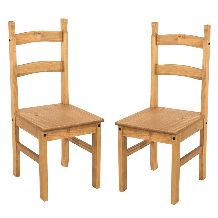 Nolea Solid Wood Ladder Back Side Chair