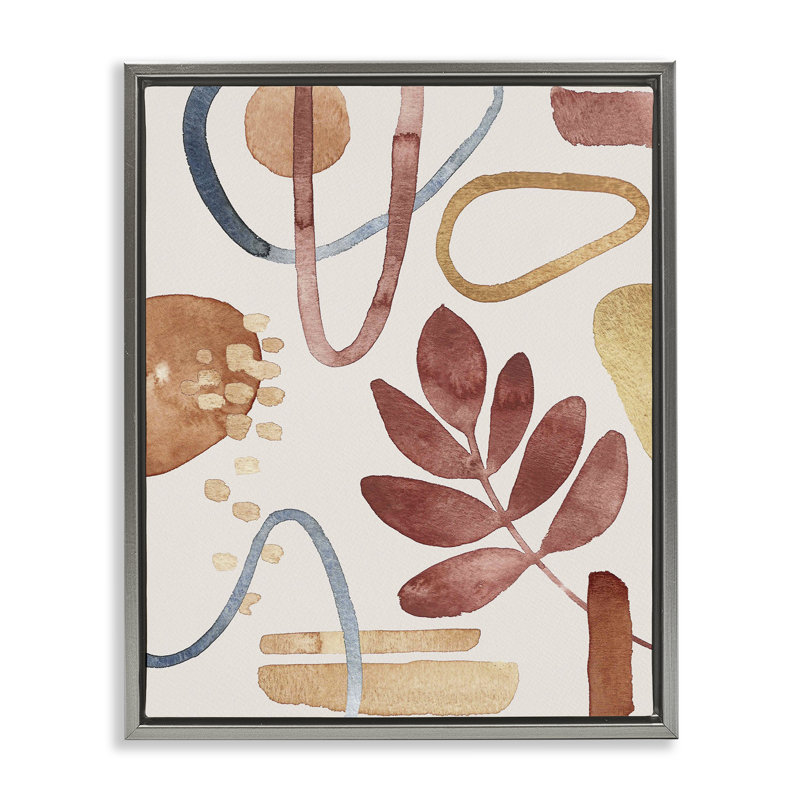 Cadre flottant Earthy Organic, H 21 po x l 17 po, Cadre flottant gris lustré