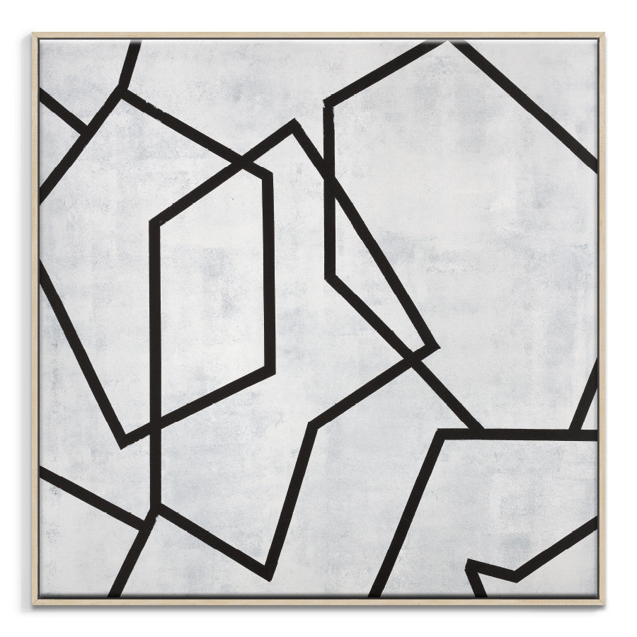'Geometric 5' Graphic Art on Canvas