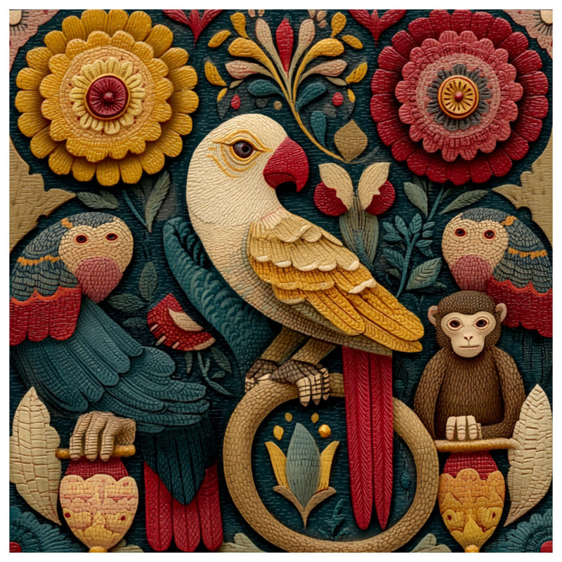 Tapis de bain Carved Bird, L 24 po x L 17 po