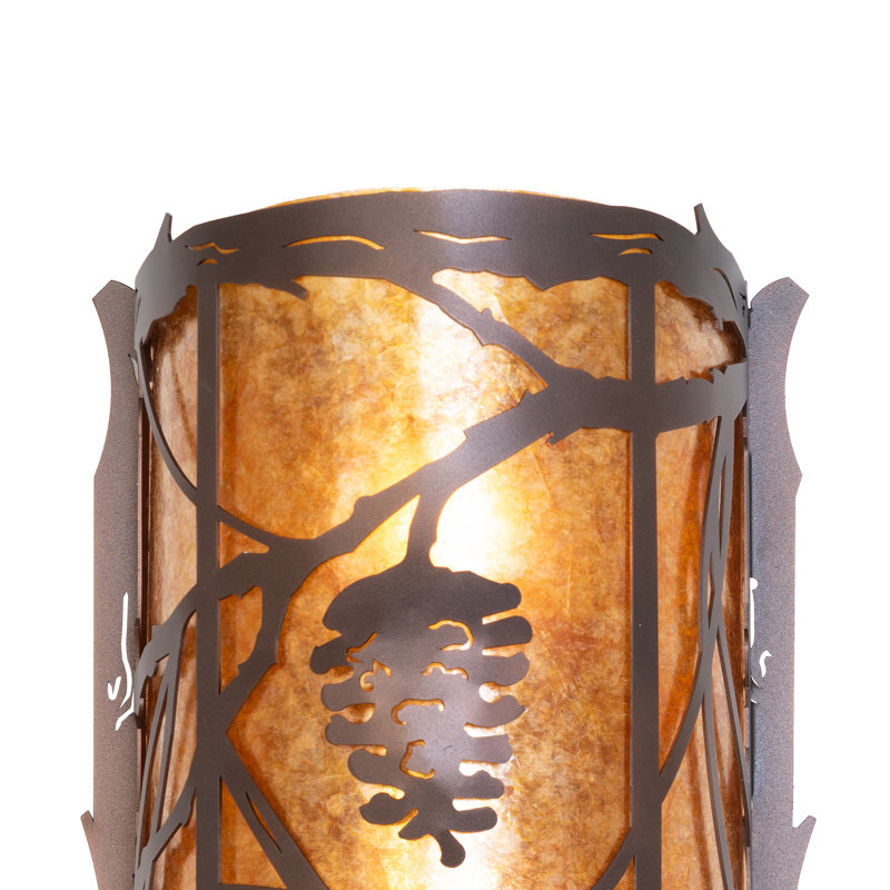 10" Wide Whispering Pines Center Wall Sconce